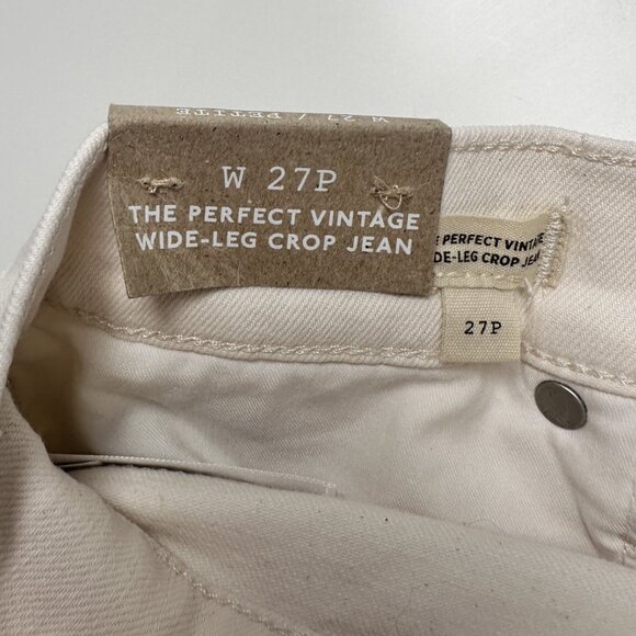 Madewell - The Perfect Vintage Wide Leg Crop Jean - Women's 27 Petite - NWT - Picture 3 of 9